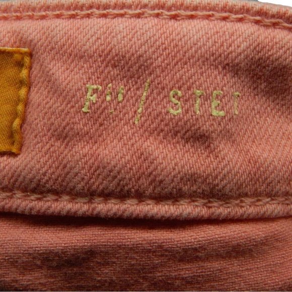 Pilcro and Letterpress No. 27 Mid Rise Shorts Pink Women's Pink Size 27 - Picture 5 of 13